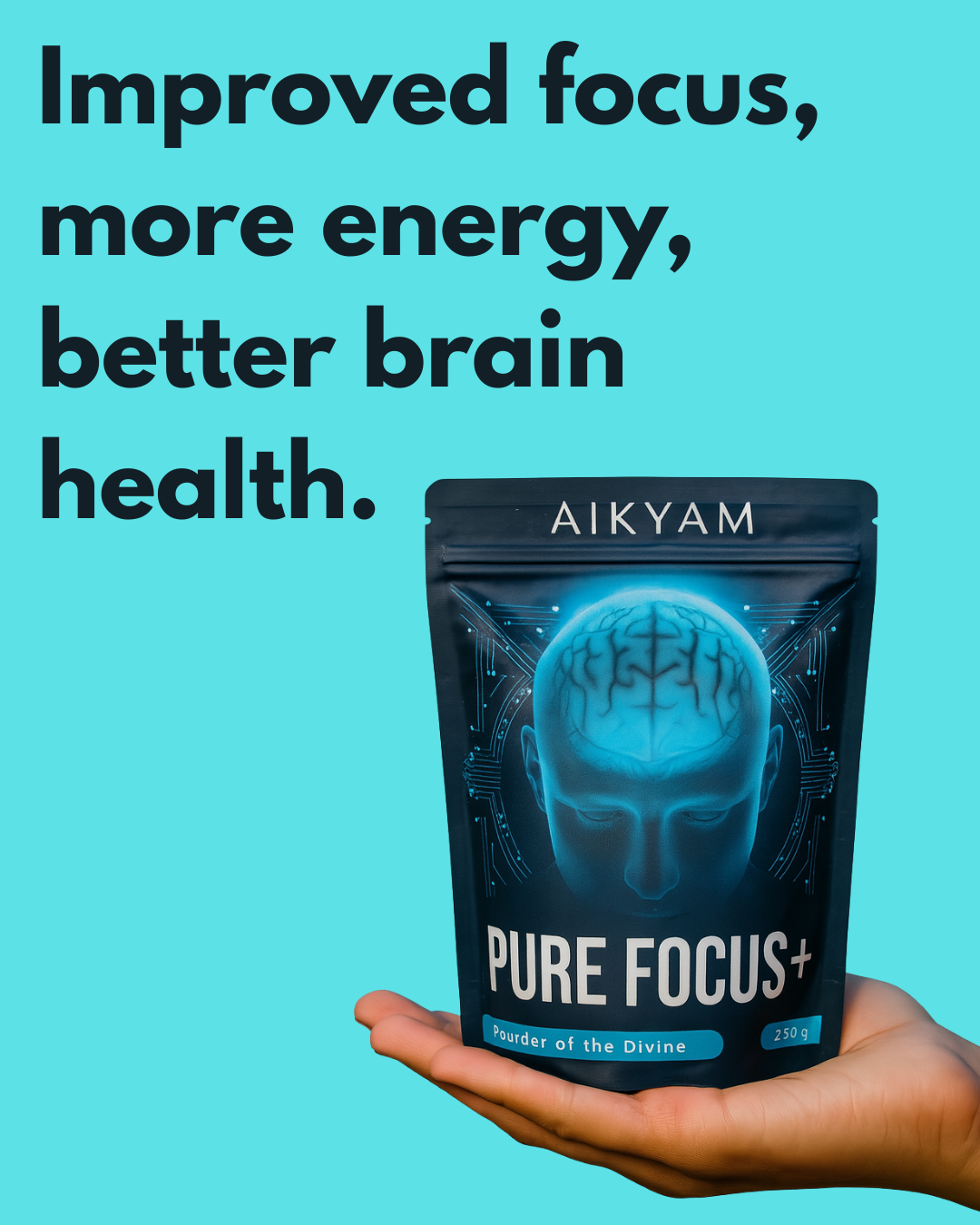 Aikyam Pure Focus+ | 250g | 30 Servings