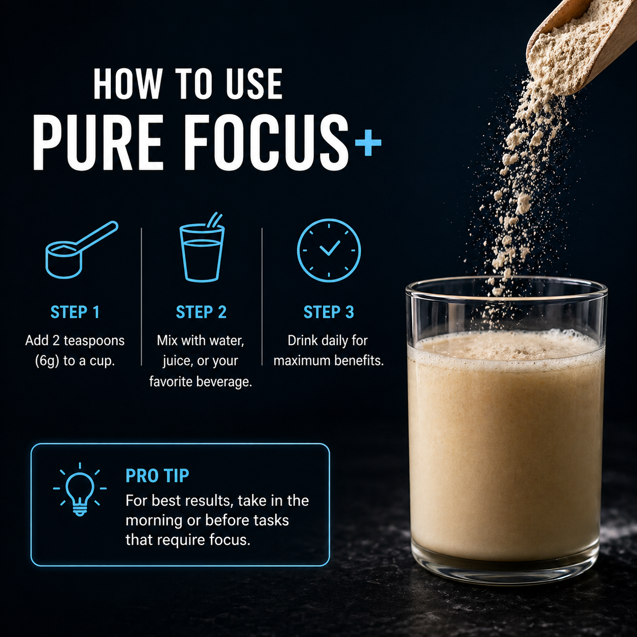Aikyam Pure Focus+ | 250g | 30 Servings
