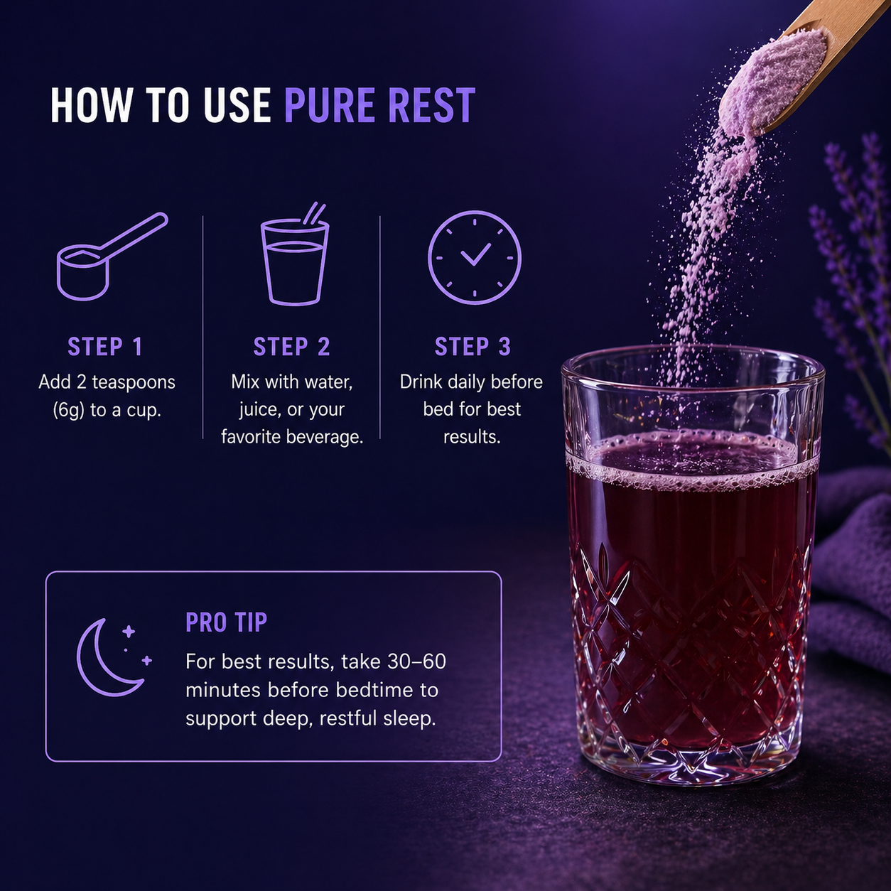 Aikyam Pure Rest | 250g | 30 Servings
