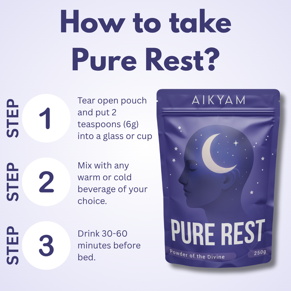 Aikyam Pure Rest | 250g | 30 Servings – The Apex Human