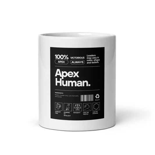 Apex Human White Gloss Mug